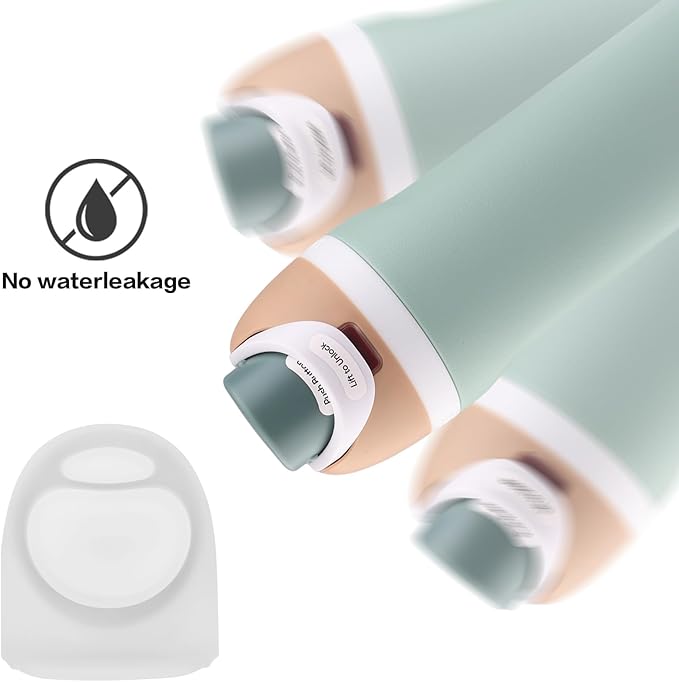 Joshey 6 Pack Rubber Seal Replacement Stopper, Compatible with Owala Freesip 24 oz Water Bottle Spout Cap-Silicone Gasket Replacement Parts (Clear)