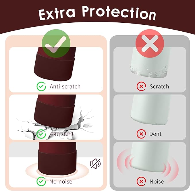 2PCS Silicone Water Bottle Boot, Compatible with Owala 24oz 32oz 40oz, Protective Anti-Scratch & Anti-Dent No Noise Sleeve Cover for FreeSip/Twist/Flip Water Bottles (Black Cherry, 24oz)