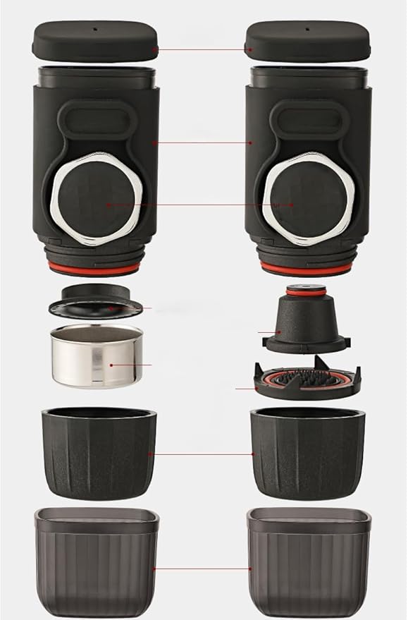 Car Portable Hand-press Coffee Maker for Ford Maverick Hybrid, Vehicle Coffee Machines, Automobile Espresso Machines, Handheld Coffee Machine