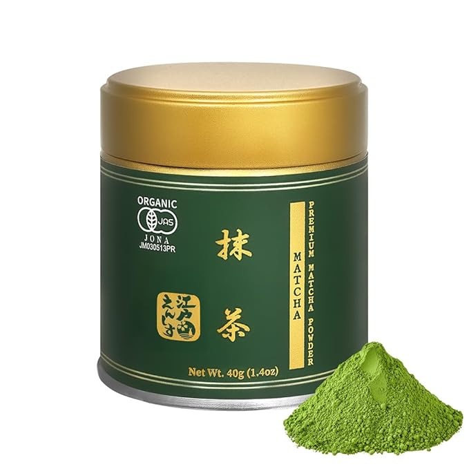 YEDOENSIS Premium Matcha - Organic Japanese Green Tea Matcha Powder, JAS Certified Organic, Vegan, Gluten-Free (40g)