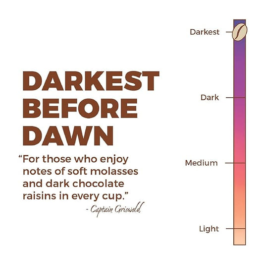 New England Coffee Darkest Before Dawn Dark Roast Ground Coffee, 10oz Bag (Pack of 1)