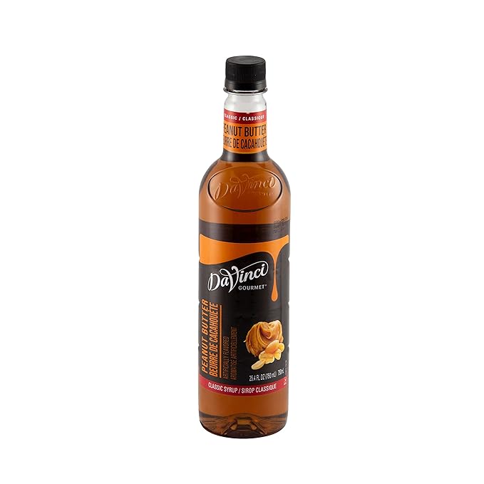 DaVinci Gourmet Classic Peanut Butter Syrup, 25.4 Fluid Ounces (Pack of 1)