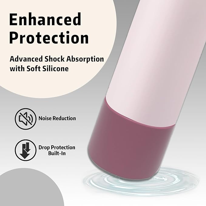 Silicone Boot for Owala 40oz Water Bottle – Anti-Slip Protective Cover, Bottle Boot, Base Cover Compatible with FreeSip, Sleeve for Stainless Steel Tumblers （Light Sorrel, 40oz