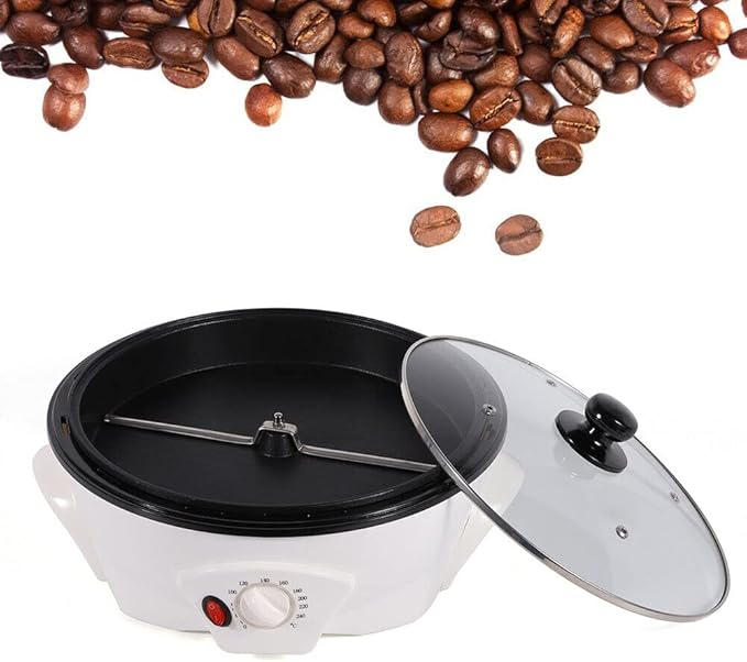 VPABES 800W Electric Roast Coffee Machine with Temperature Control, Home Use Coffee Bean Roaster Machine Automatic Coffee Bean Roasting Baking Machine for Home Use Coffee Bar,1500g Capacity