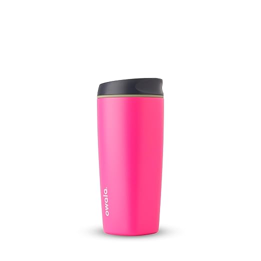Owala 20oz Pink SmoothSip Tumbler & 24oz Dreamy Field FreeSip Water Bottle Bundle