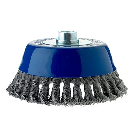 Mercer Industries 189040 - 6" x 5/8"-11 Knot Cup Brush, .014 Carbon Steel Wire