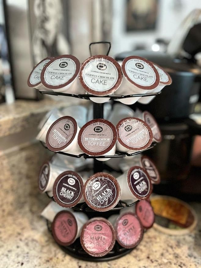 German Chocolate Cake Decaf Coffee Pods by Coffee Beanery | 48ct Bulk Flavored Decaf Coffee Pods Medium Roast Coffee Pods| 100% Specialty Arabica Coffee| Gourmet Coffee Pods