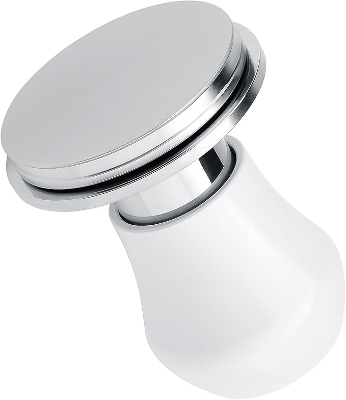 Normcore 39mm Espresso Coffee Tamper V4.1 Mini, Spring-Loaded with Click Feedback, Self-Leveling Stainless Steel Flat Baffle, Compatible with 39mm Espresso Portafilters, White