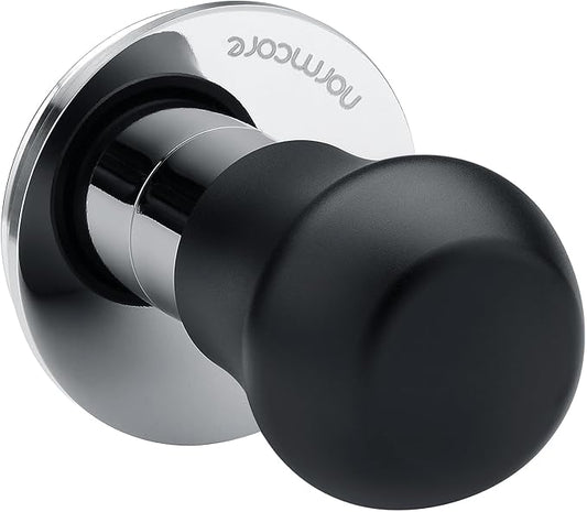 Normcore 51.5mm Coffee Tamper V4.1 Mini, Spring-Loaded Tamper with Click Feedback, Compatible with La Pavoni Professional PL, Europiccola EL, Black