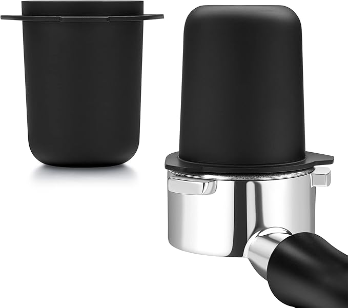 Normcore 53.3mm Portafilter Dosing Cup - 304 Stainless Steel - Matte Black - Non-stick coating Fits Breville Barista Express and 54mm Breville Machines