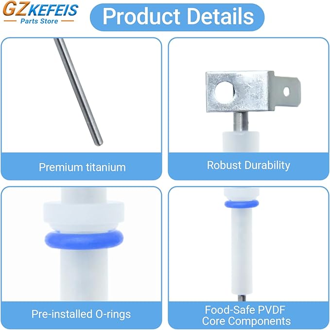 Steam Probe Set Compatible with Breville Sage Dual Boiler Oracle and Oracle Touch Espresso Machines | Replacement Set of 3 Probes with O-Rings for Optimal Steam Performance - P0001820,BES980/08.5