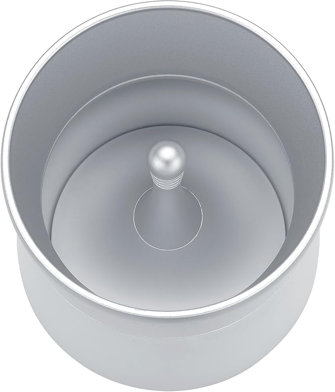 Normcore 54mm 2-in-1 Magnetic Dosing Cup, Espresso Dosing Funnel with Dosing Cup, Barista Coffee Grinder Dosing Tools Fit 54mm Breville Sage Portafilter Basket, Silver