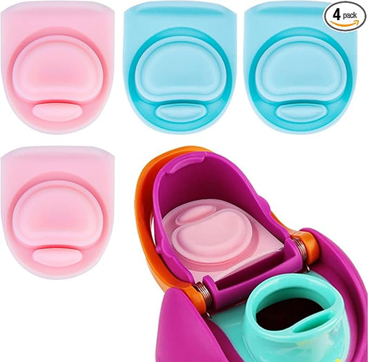4pcs Replacement Stopper Seal Compatible with Owala FreeSip 24oz 32oz,Water Bottle Lid Insert Cap Rubber Seal Parts for Owala 16/19/24/32/40oz Spout Gasket Mouth piece Accessories