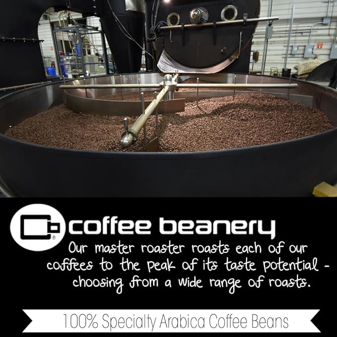 Sea Salt Caramel Decaf Coffee Pods by Coffee Beanery | 48ct Bulk Medium Roast Arbica Coffee