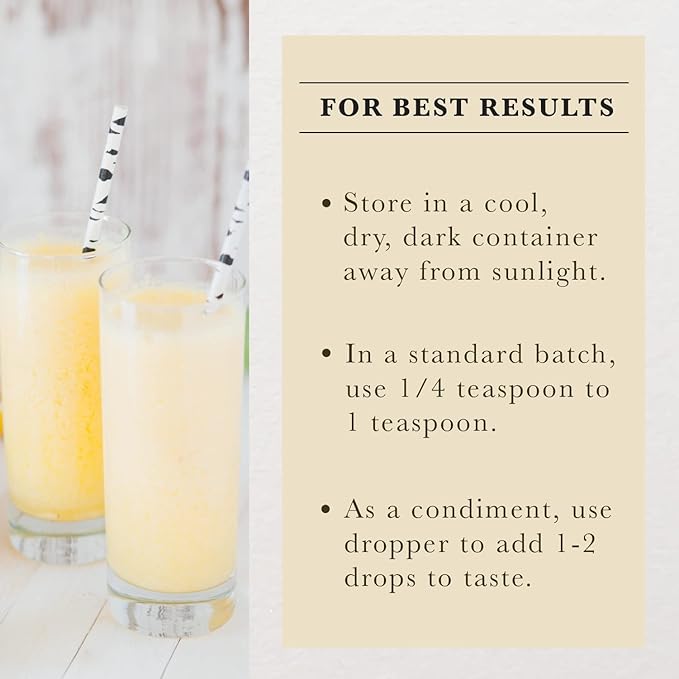 Cook's Pure Lemon Extract, Premium Quality, Cold Pressed Lemon, Sugar Free, Gluten Free, Allergen Free, 4 oz