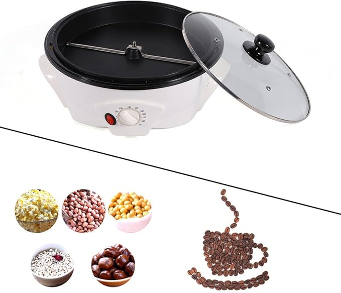 VPABES 800W Electric Roast Coffee Machine with Temperature Control, Home Use Coffee Bean Roaster Machine Automatic Coffee Bean Roasting Baking Machine for Home Use Coffee Bar,1500g Capacity