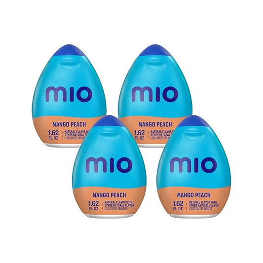 Mio Liquid Water Enhancer, Mango Peach, 1.62 OZ, 4-Pack