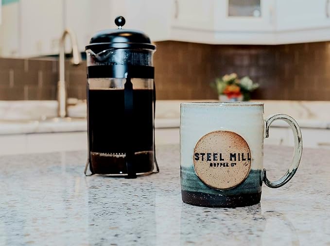Steel Mill Coffee Co. Chocolate Raspberry Flavored Ground Coffee – 2lb Bag – Medium Roast – 100% Arabica Beans – Vegan, Gluten-Free, Sugar-Free – Colombian Origin