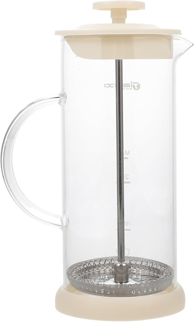 Manual Milk Frother Coffee Bar Milk Frother with Press Froth Technology, Milk Foamer Manual Milk Creamer Hand Pump Frother Handheld Milk Frothing Pitchers for Milk Coffee Cappuccino