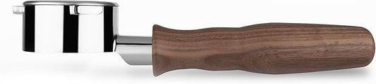 LILQ 54mm Naked Bottomless Portafilter Compatible with Breville Barista Express, Barista Pro, Bambino, and More – 18-20g basket included (Walnut, 54mm)
