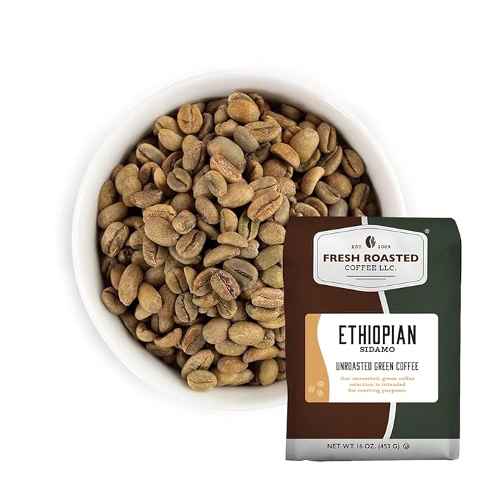 Fresh Roasted Coffee, Unroasted African Home Roasting Starter Kit, Kosher