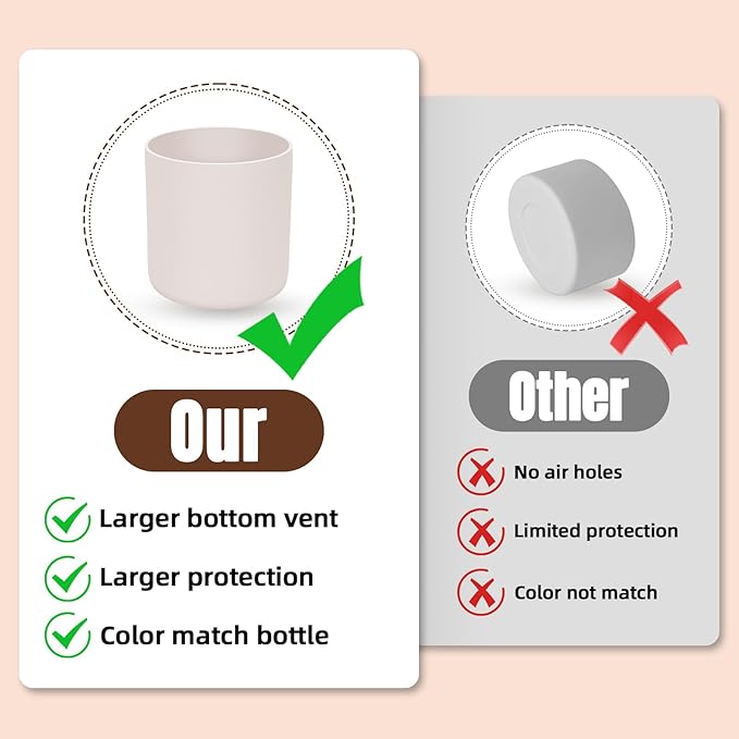 Silicone Higher Boot Compatible with Owala 30oz & 40oz FreeSip Sway Bottles & Tumblers, Large Protection Anti-slip Bottom Cover Sleeve for Freesip Sway Tumbler and Bottle