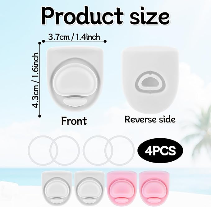 4 Sets Replacement Seal Gasket Stoppers for Owala Freesip Cap Mouth,Silicone O Sealing Ring Parts Water Bottle Top Lid Accessories for Owala Freesip 16/19/24/32/40oz 4p1-a05