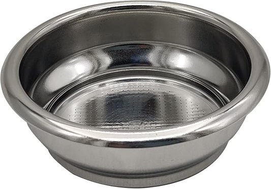 58mm Pressurized Filter Basket Compatible with E61 Group - Dual Wall Filter Basket - 2 Cups Capacity