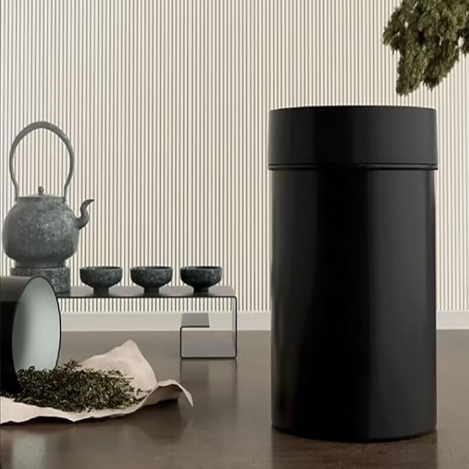 Minidiva Smart Vacuum Container, Automatic Electric Airtight Glass Jar for Food Coffee Storage Meal Prep (1.8L) (Black)