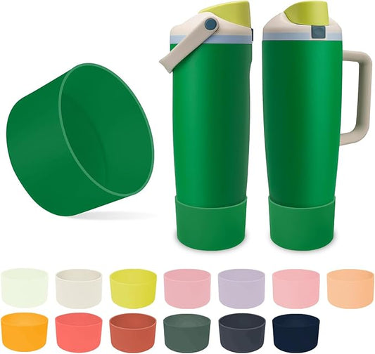 Silicone Boot for Owala 30oz & 40oz FreeSip Sway Bottles & Tumblers - Non-Slip, Scratch-Resistant, Stability Enhancer, Available in 12 Colors (Putting Green)