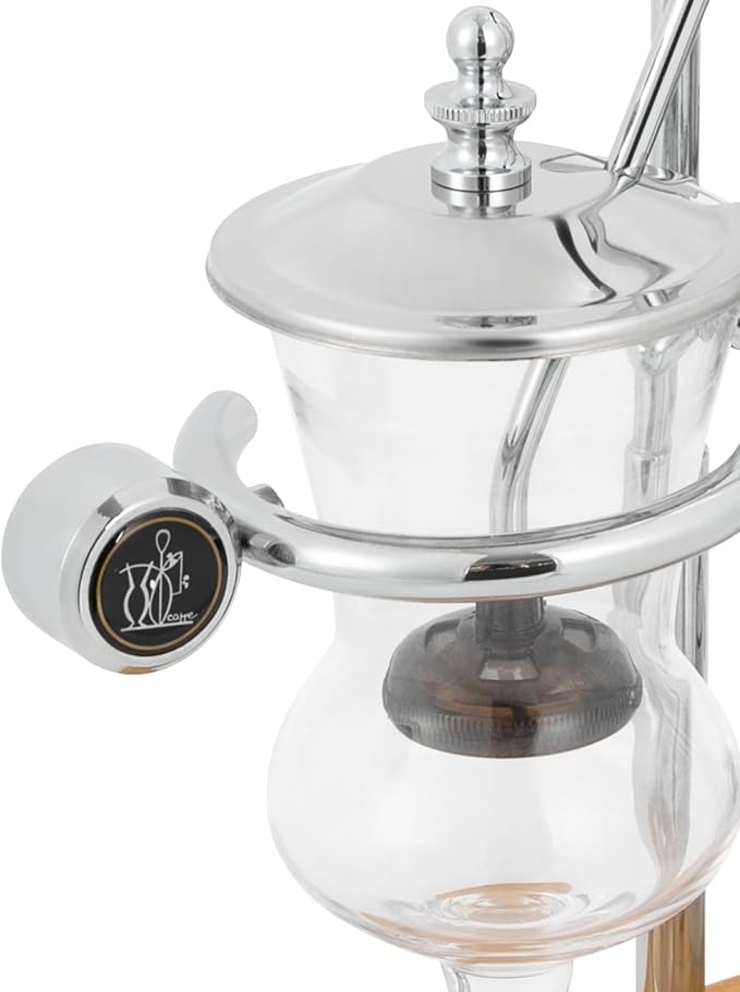 400ml Balance Siphon Coffee Brewer Belgium Royal Family Balance Syphon Coffee Maker Elegant Retro Vintage Coffee Maker, Vacuum Brewing System For Extract Coffee And Brew Tea