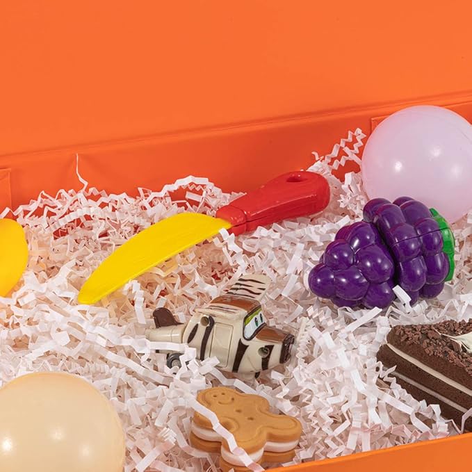 Orange Gift Box with Lid 12x8x2.5 Inches, Shirt Gift Box for Wrapping, Magnetic Gift Box Bulk for Present （Orange Peel Grain;1Pcs）