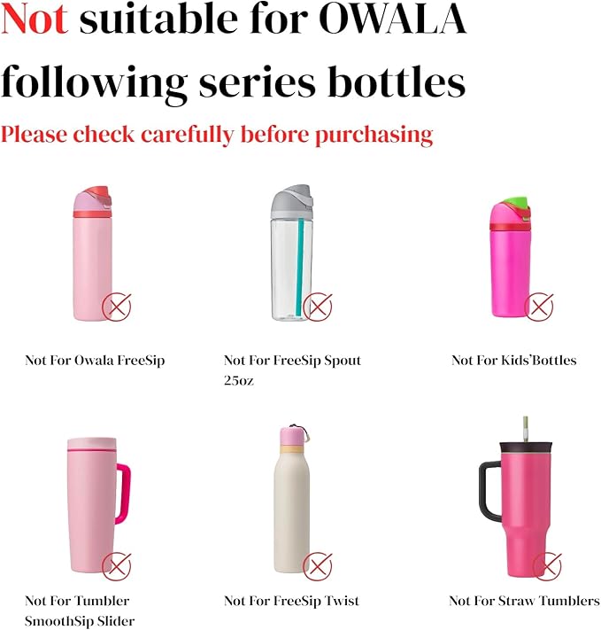 Silicone Boots Compatible with Owala 30oz & 40oz FreeSip Sway Bottles – Non-Slip, Scratch-Resistant Protective Sleeve