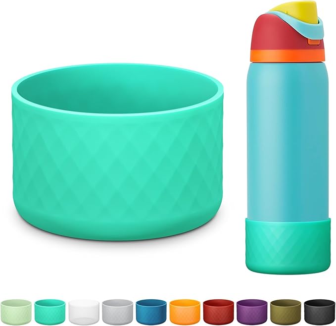 Silicone Boot for Owala Water Bottle 24 oz 32 oz 40 oz, Anti-Slip Protective Sleeve for FreeSip/Twist/Flip Stainless Steel Water Bottles Accessories