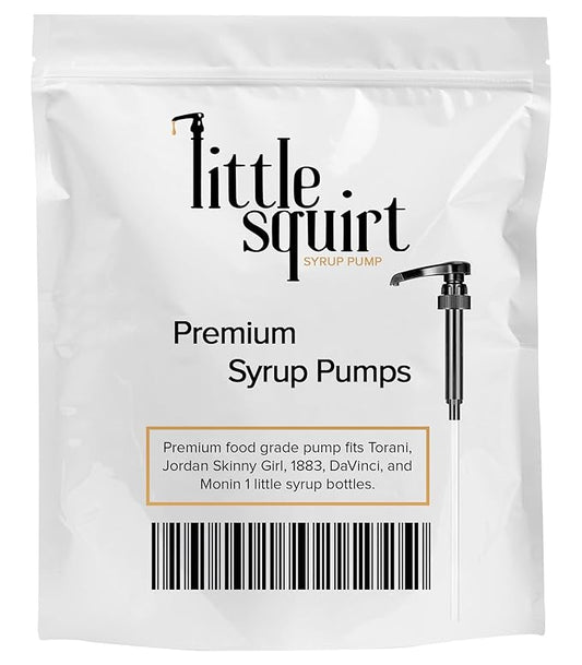 1-Pack Black Coffee Syrup Pump Dispenser – Fits 750ml Syrup Bottles – Reusable Pump for Flavored Coffee, Tea, Beverages