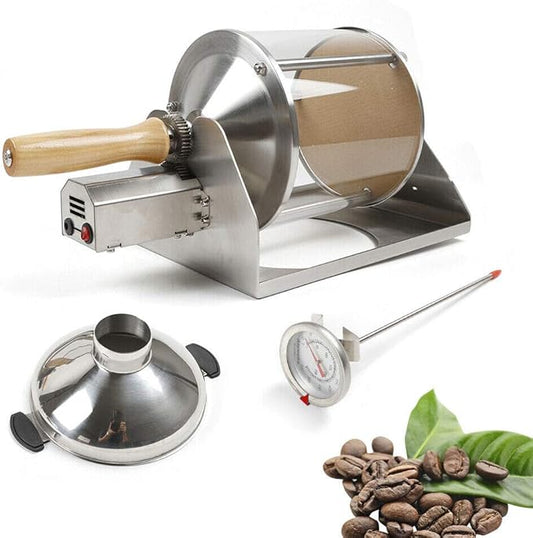 Coffee Roasting Machine KAKA-G400 Gas Coffee Bean Roaster Set 400 grams US STOCK