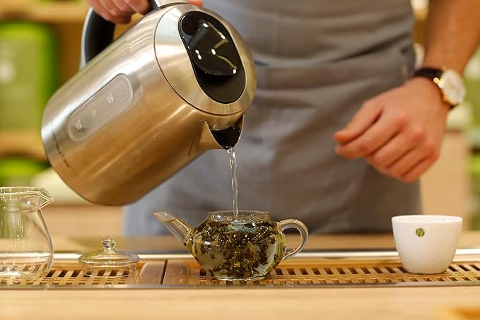 Palais des Thés Caffeine-Free Tea - L'Herboriste N°95 Organic Energy Herbal Blend with Lemongrass, Ginger & Carrot - Premium Tea Bags, Serves 20 Cups