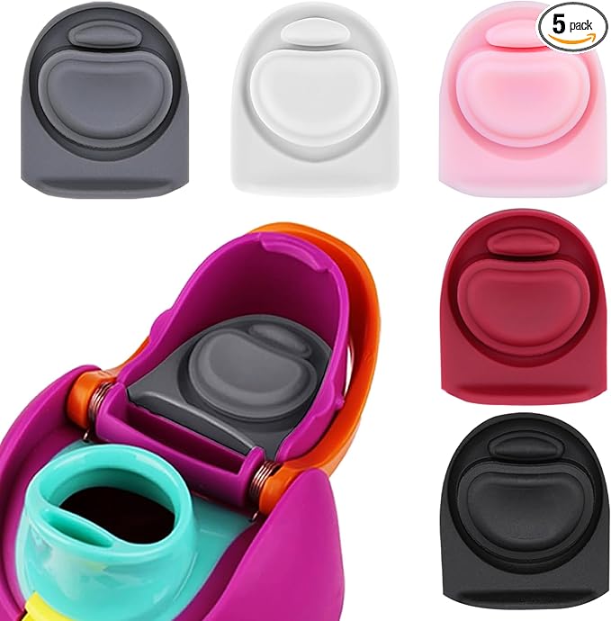 5pcs Replacement Stopper Seal Compatible with Owala FreeSip 24oz 32oz,Water Bottle Lid Insert Cap Rubber Seal Parts for Owala 16/19/24/32/40oz Spout Gasket Mouth piece Accessories F8