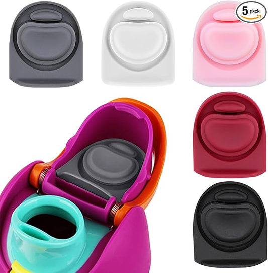 5pcs Replacement Stopper Seal Compatible with Owala FreeSip 24oz 32oz,Water Bottle Lid Insert Cap Rubber Seal Parts for Owala 16/19/24/32/40oz Spout Gasket Mouth piece Accessories F8