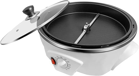 AGULIUM 800W Coffee Roaster Machine, 500g/1.1lb Electric Coffee Bean Roaster, 32-464℉ Temp Adjustable, Household Raw Coffee Beans Baking Machine for Peanuts Soybeans Nuts for Home Cafe, 110V