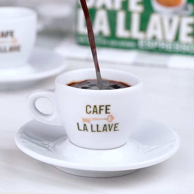 Cafe La Llave Decaf Dark Roast Ground Espresso Coffee, 12-Pack, 8.8 oz Bricks – Bold Cuban-Style Blend, Moka Pot, Espresso, Drip – Strong Rich Flavor