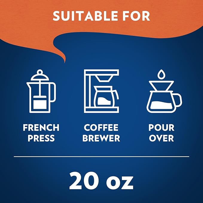 Lavazza Perfetto Ground Coffee Blend, Dark Roast, 20 Ounce, Caramel flavor with Dark and Velvety Texture, 100% Arabica (Pack of 2)