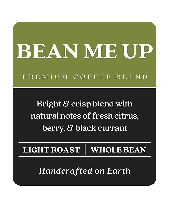Copper Moon Single Serve Coffee Pods for Keurig K-Cup Brewers, Light Roast, Bean Me Up Blend, 72 Count