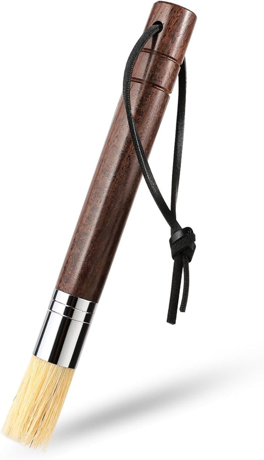 Coffee Grinder Cleaning Brush Dusting Espresso Brush Cleaner Wood Handle and Bristles Espresso Machine Cleaning Brush Coffee Cleaning Brush Barista Brush for Bean Grain Coffee Tool Barista HomeKitchen