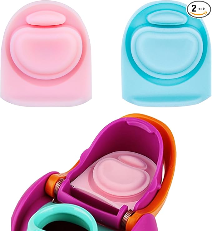 2 Pcs Replacement Rubber Seal Stopper Compatible with Owala FreeSip,Water Bottle Top Gasket Lid for Owala 16/19/24/32/40oz Bottle Mouth Cap Silicone Stoppers Parts Insert Accessories 2PB-5