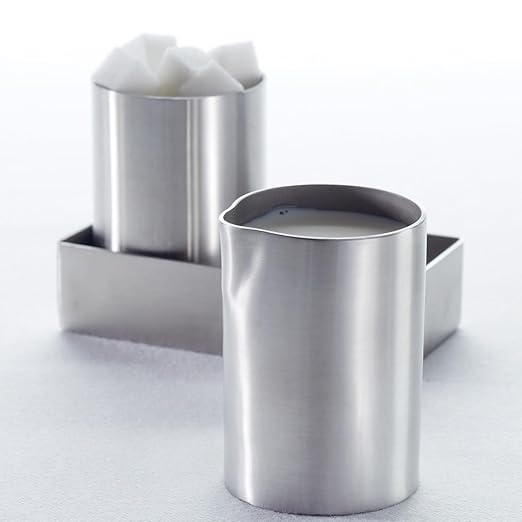 American Metalcraft SCM2 Creamer, Satin Finish, Stainless Steel, 4 oz. Capacity, 2" Dia., 2-3/4" H