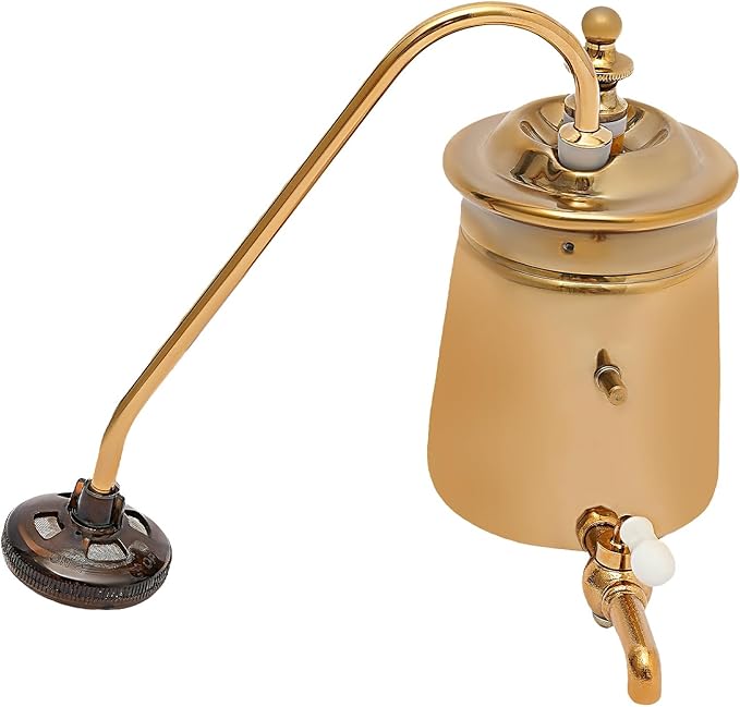 Belgian/Belgium Royal Family Balance Syphon Coffee Maker Siphon Coffee Brewer Unique Gravity Vintage Coffee Maker Elegant Retro Coffee Makers Vacuum Brewing System (400ml/13.53oz)