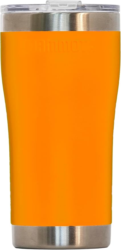 Mammoth Coolers Rover Tumbler MS20ROV-151 Double Wall Vacuum Insulated Stainless Steel 20 oz, Light Orange