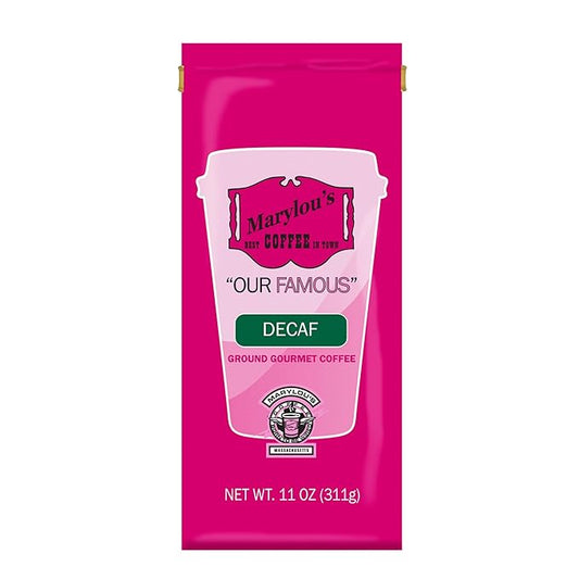 Marylou’s Coffee – Regular Blend Decaf – Ground Gourmet Coffee – 11 oz