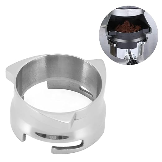 Coffee Dosing Funnel Stainless Steel Professional Grade Barista Tool Precise Ground Coffee Dispenser for Espresso Machines 54mm